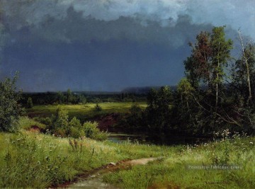  ivan - tempête de rassemblement 1884 paysage classique Ivan Ivanovitch